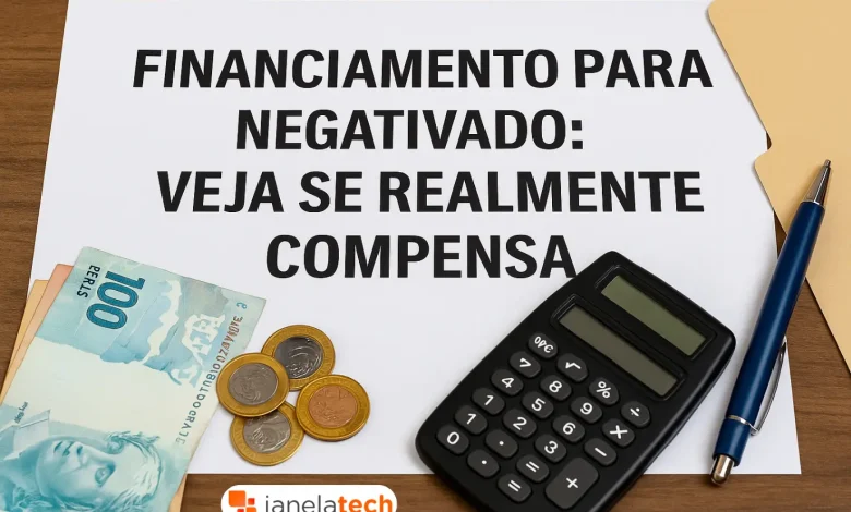 Financiamento para negativado: veja se realmente compensa - Janela Tech